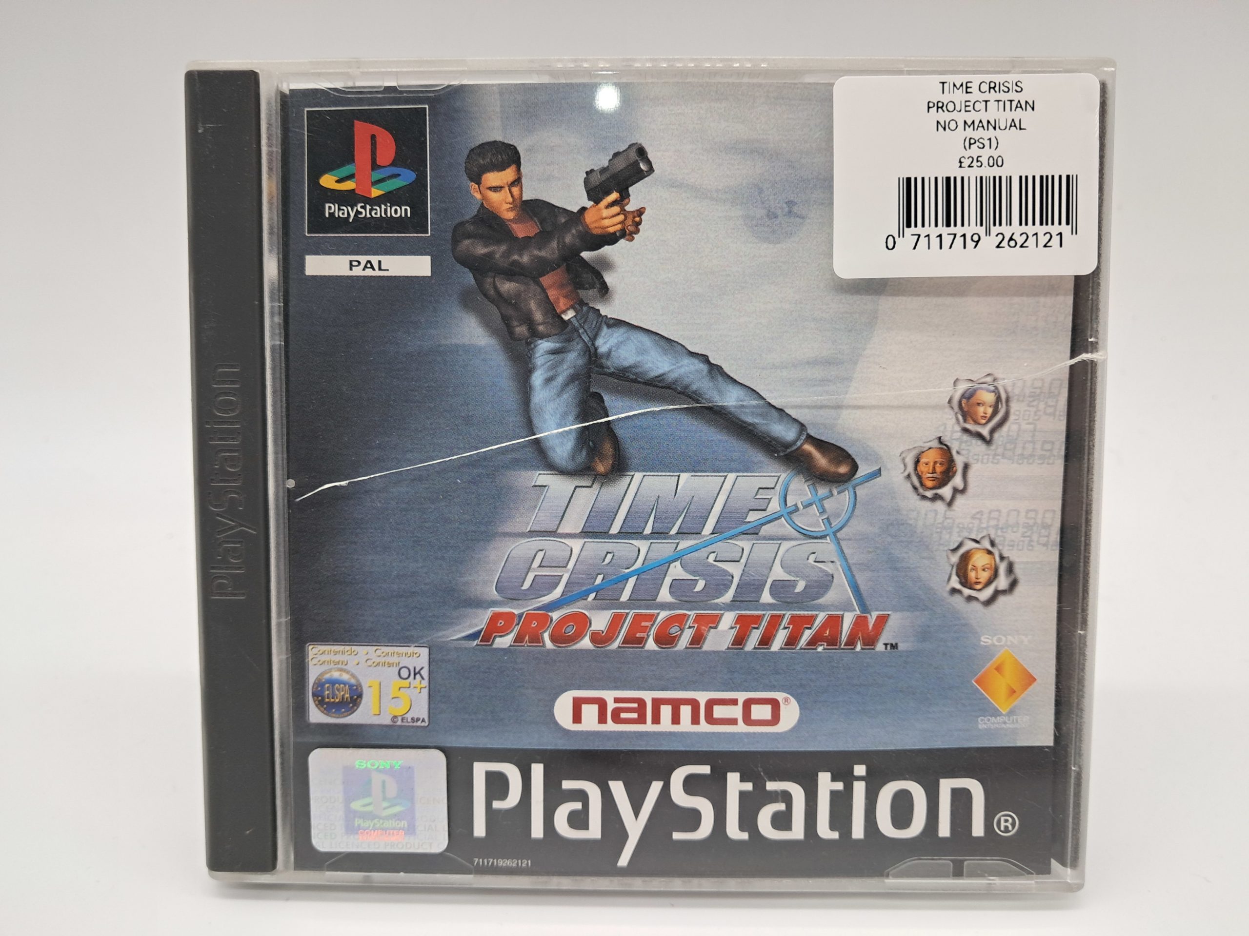 Time Crisis: Project Titan – Sony PlayStation (PS1) – PAL (Boxed with No Manual)