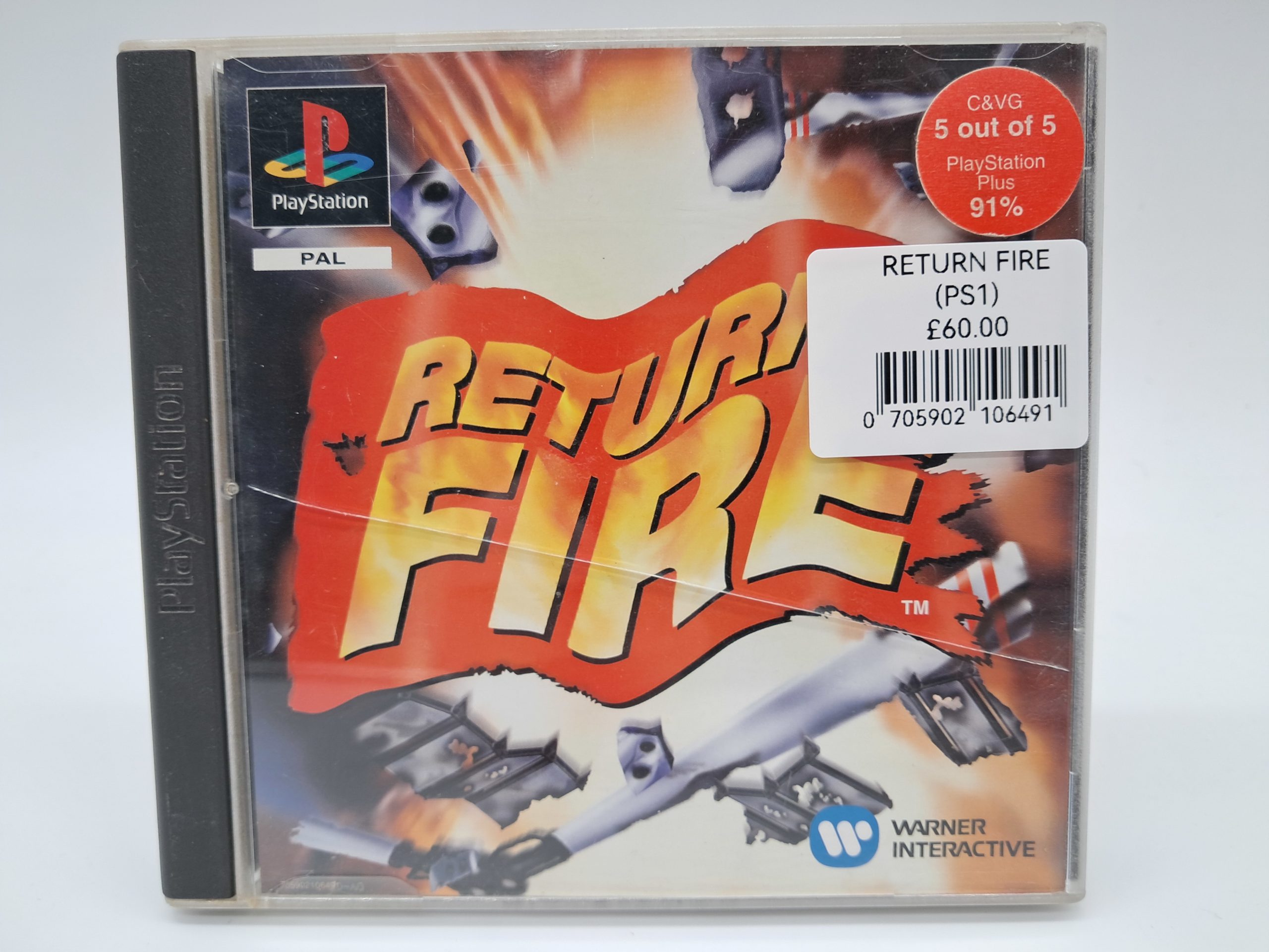 Return Fire – Sony PlayStation (PS1) – PAL (Complete with Manual)