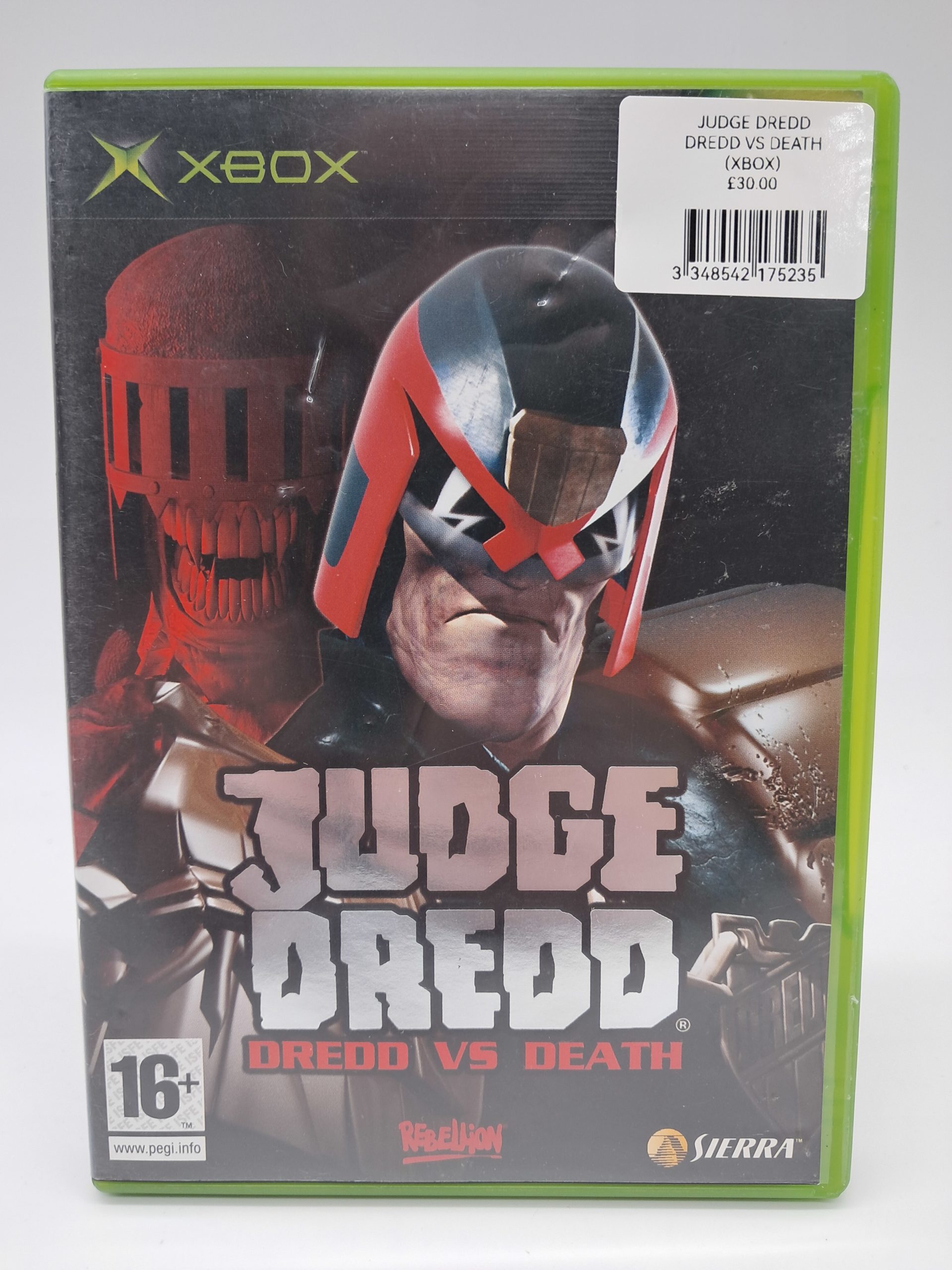 Judge Dredd: Dredd vs. Death – Xbox Original – PAL (Complete with Manual)