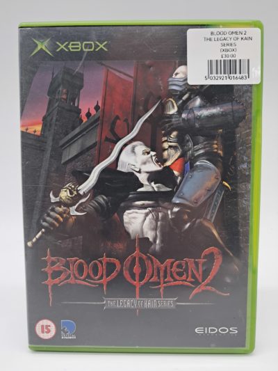 Blood Omen 2: The Legacy of Kain Series – Xbox Original – PAL (Complete with Manual)