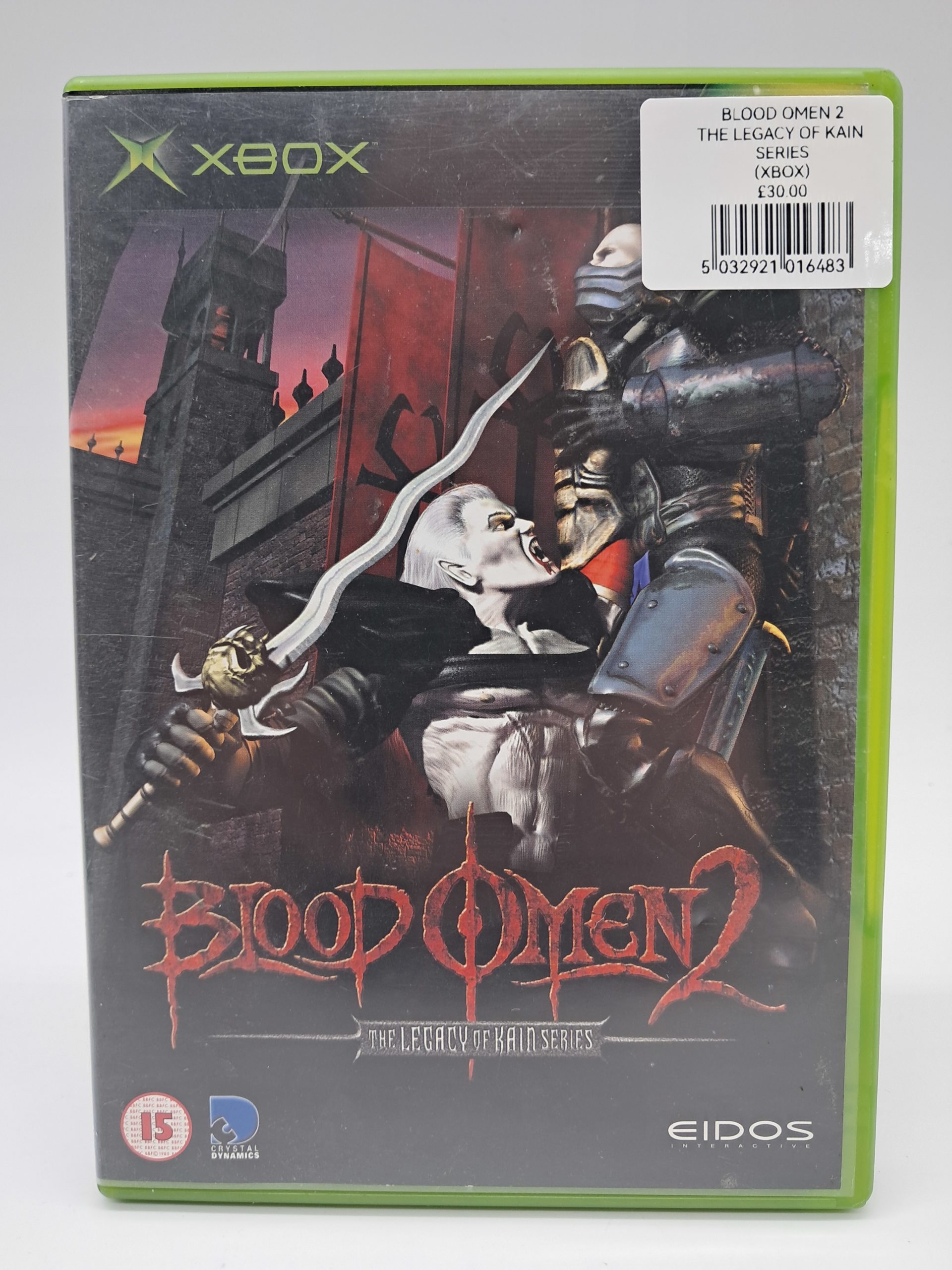 Blood Omen 2: The Legacy of Kain Series – Xbox Original – PAL (Complete with Manual)