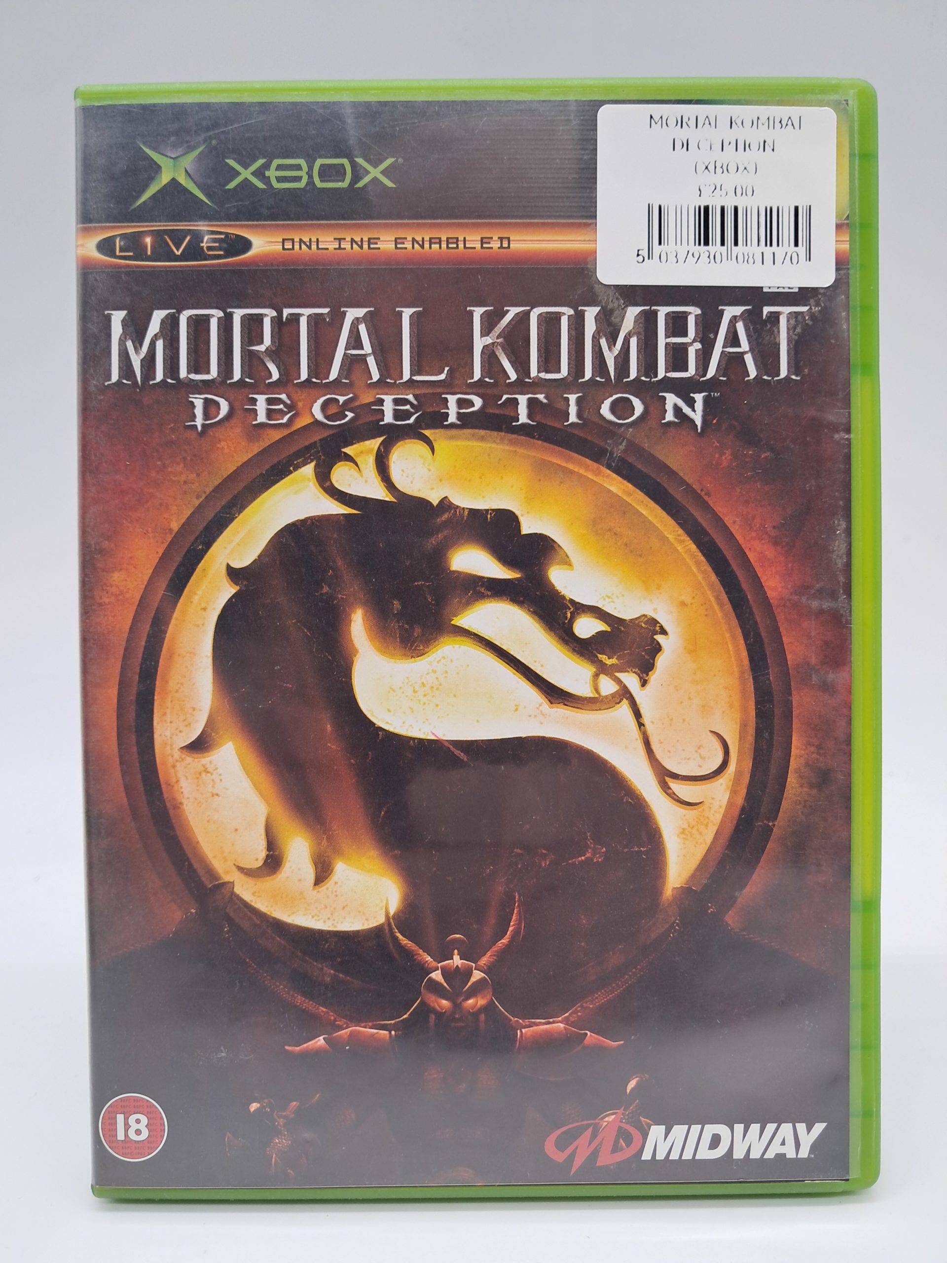 Mortal Kombat: Deception – Xbox Original – PAL (Complete with Manual)