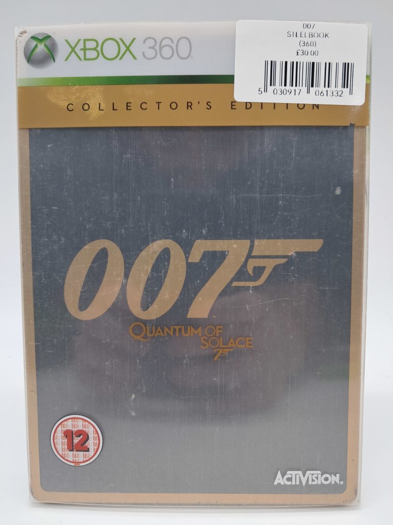 007: Quantum of Solace – Xbox 360 – Collector's Edition SteelBook – PAL (Steelbook Complete with Manual & Bonus Disk)