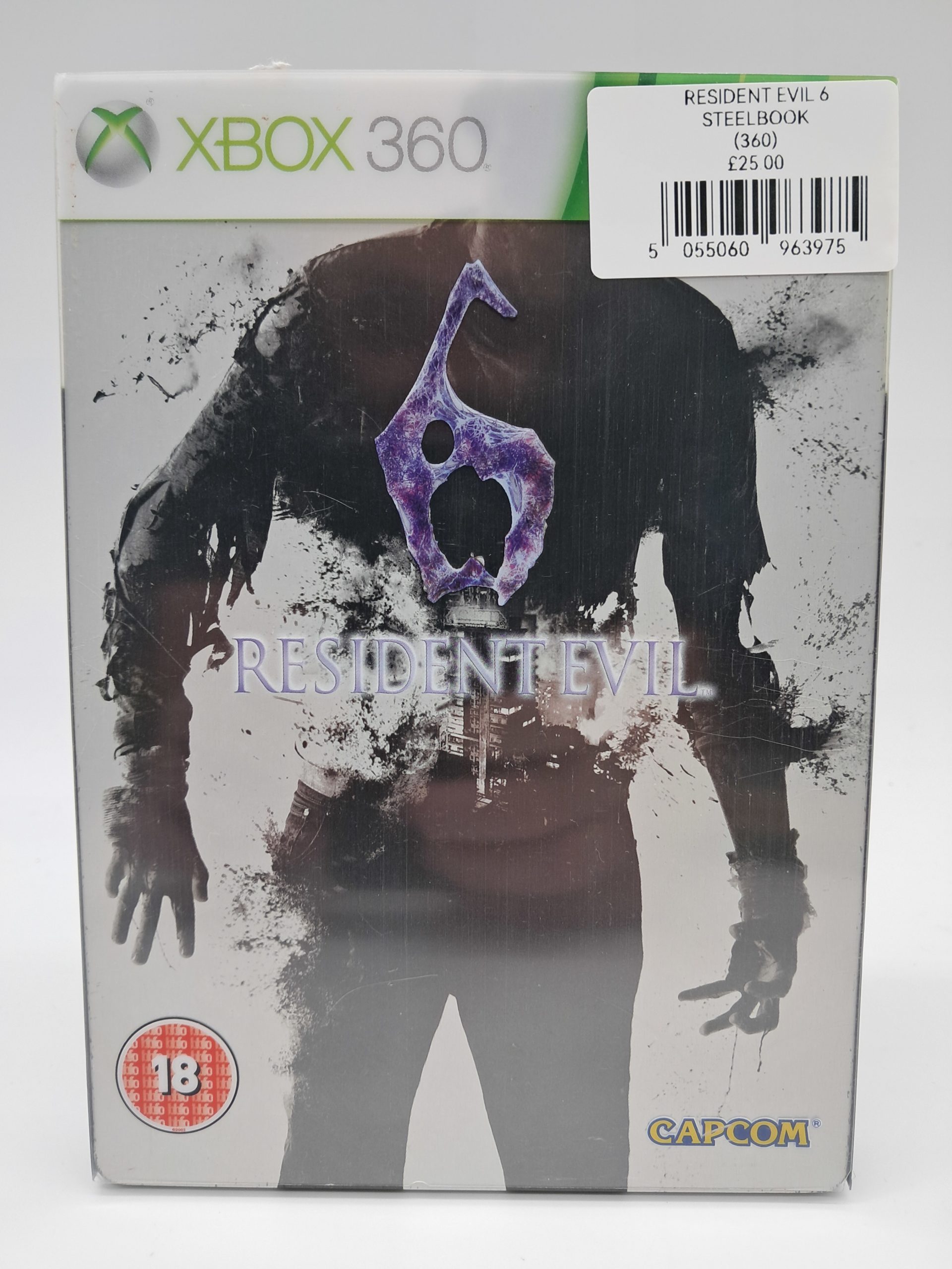 Resident Evil 6 – Xbox 360 – SteelBook Edition – PAL (Complete with Manual, Steelbook Edition)