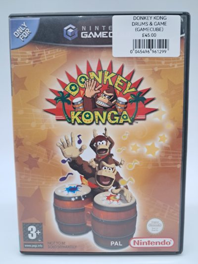 Donkey Konga – Nintendo GameCube – PAL – 2004 (Boxed with No Manual)