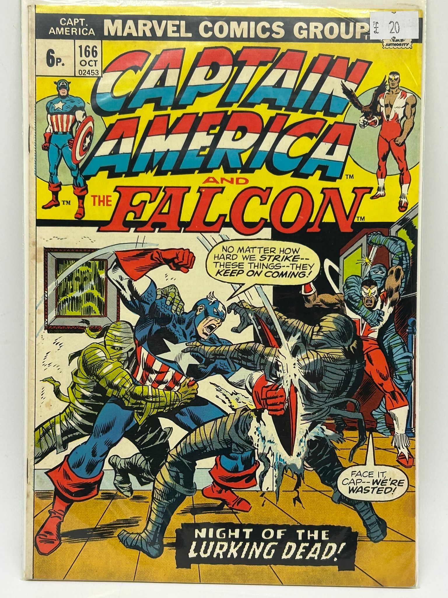 Captain America and the Falcon #166 (1973) Bronze Age