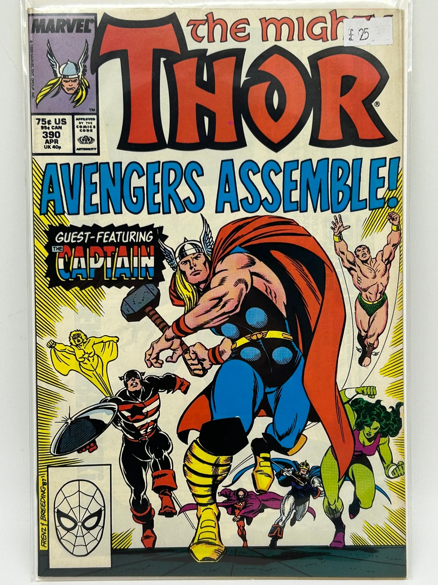 The Mighty Thor #390 (1988) Copper Age - Marvel Comics