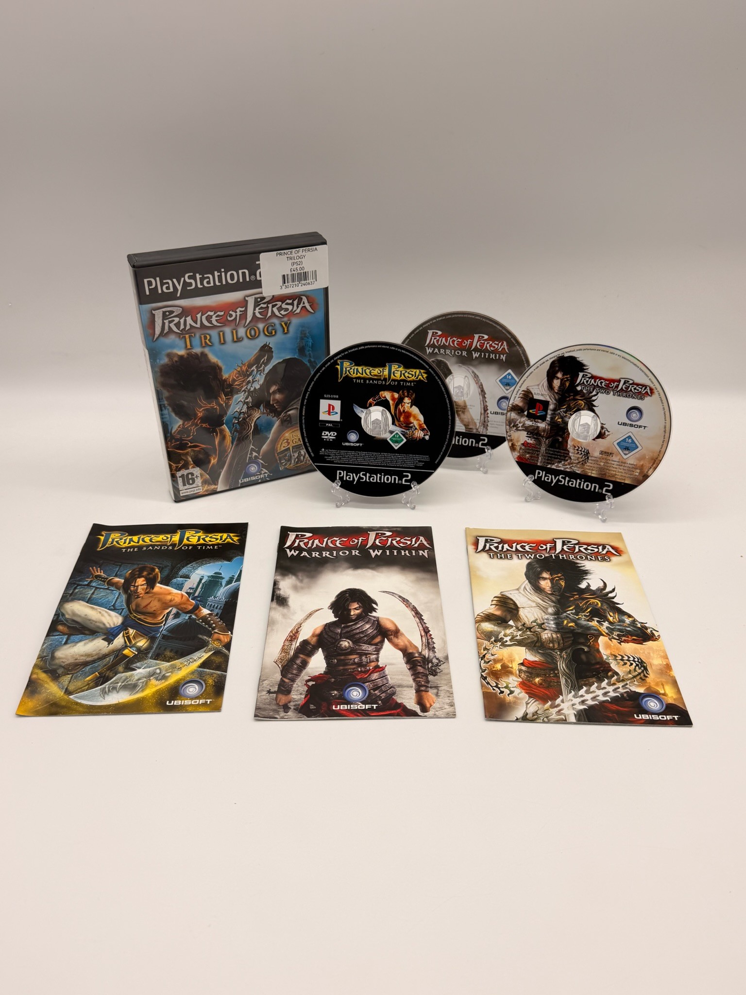 Prince of Persia Trilogy (PlayStation 2 PAL) Complete in Box