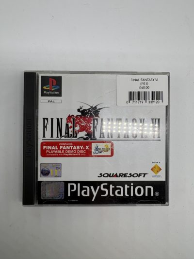 Final Fantasy VI (Anthology) Sony PlayStation PS1 PAL Complete | Includes Final Fantasy X Demo | Rare UK Release