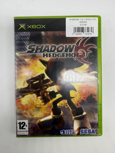 Shadow the Hedgehog Microsoft Original Xbox PAL Complete | SEGA Sonic Team | Rare