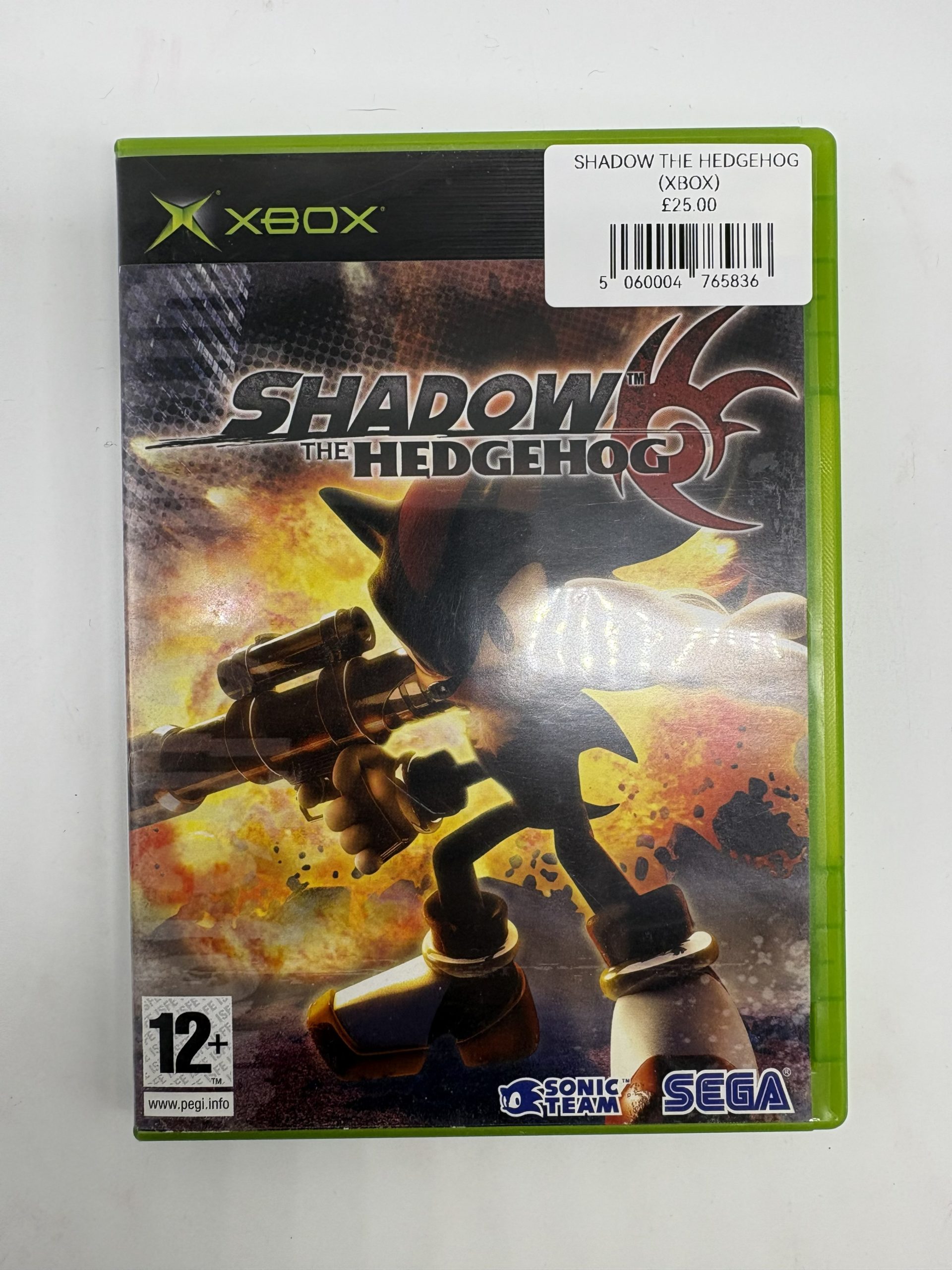Shadow the Hedgehog Microsoft Original Xbox PAL Complete | SEGA Sonic Team | Rare