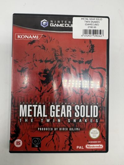 Metal Gear Solid: The Twin Snakes Nintendo GameCube PAL 2 Disc Complete | Rare Kojima Classic