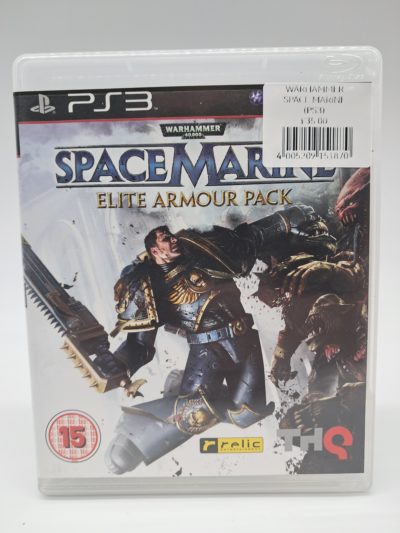 Warhammer 40,000: Space Marine – PlayStation 3 – Elite Armour Pack Edition (Complete with Manual)