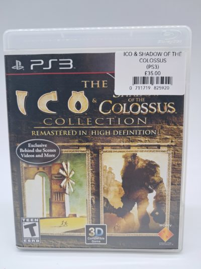 The Ico & Shadow of the Colossus Collection – PlayStation 3 – HD Collection - Region Free (Complete with Manual)