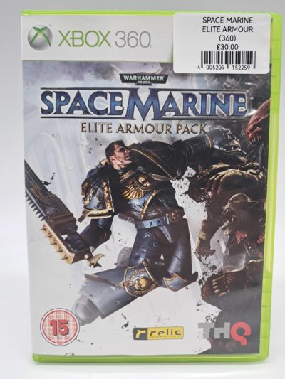 Warhammer 40,000: Space Marine – Xbox 360 – Elite Armour Pack Edition (Complete with Manual)