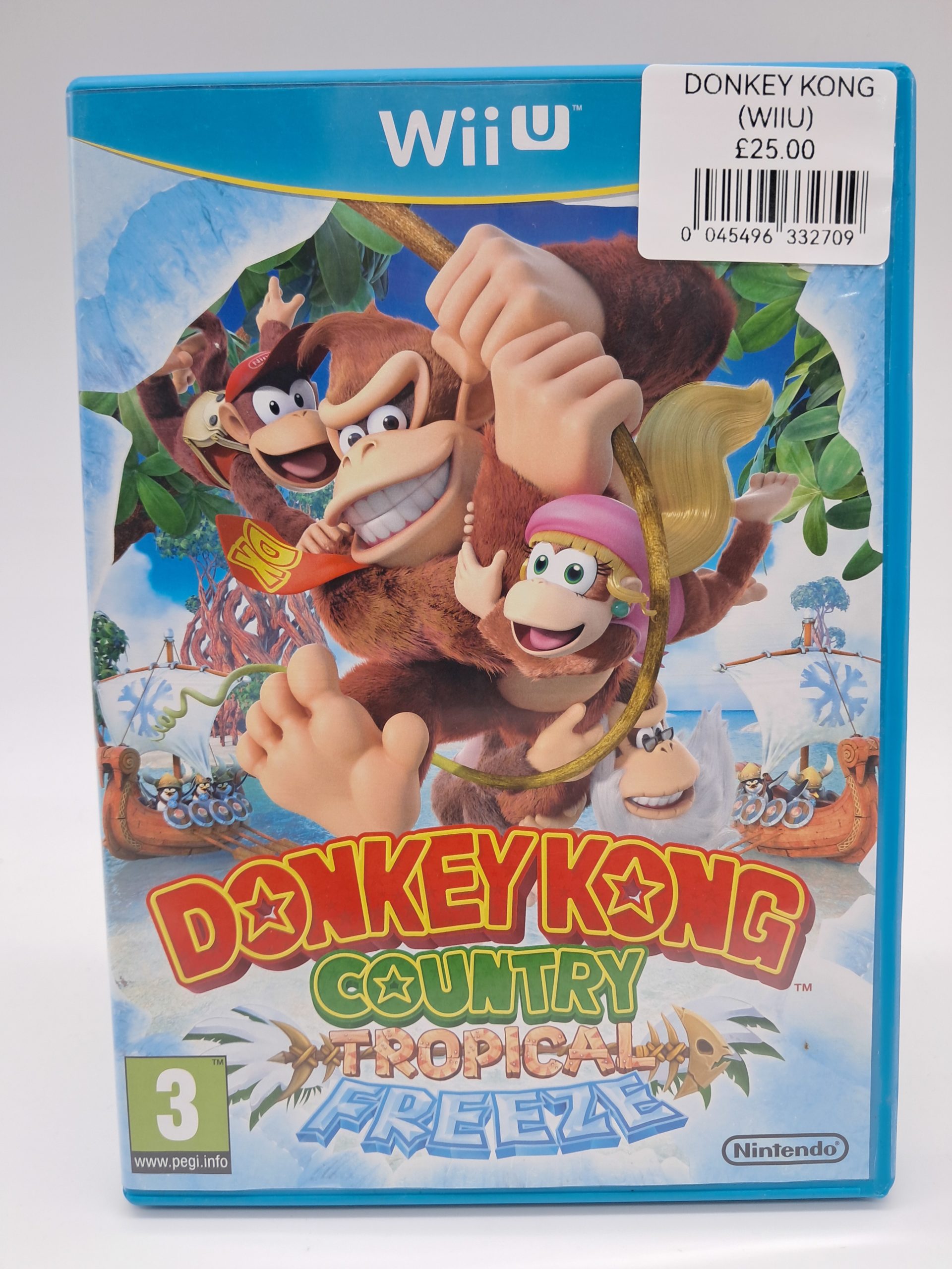 Donkey Kong Country: Tropical Freeze – Nintendo Wii U – PAL (Boxed with Quick Guide)