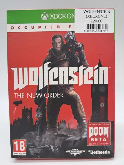 Wolfenstein: The New Order – Xbox One – Occupied Edition Box Set (Complete)