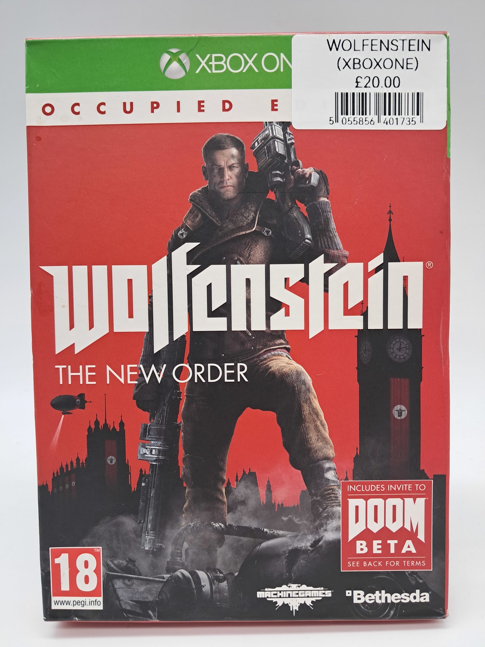 Wolfenstein: The New Order – Xbox One – Occupied Edition Box Set (Complete)