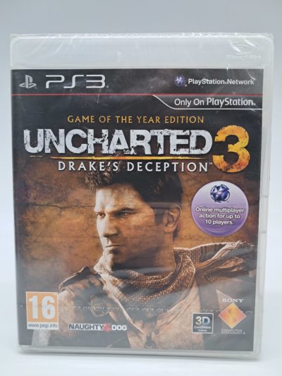 Uncharted 3: Drake's Deception – PlayStation 3 (PS3) – Game of the Year Edition (Brand New/Sealed)