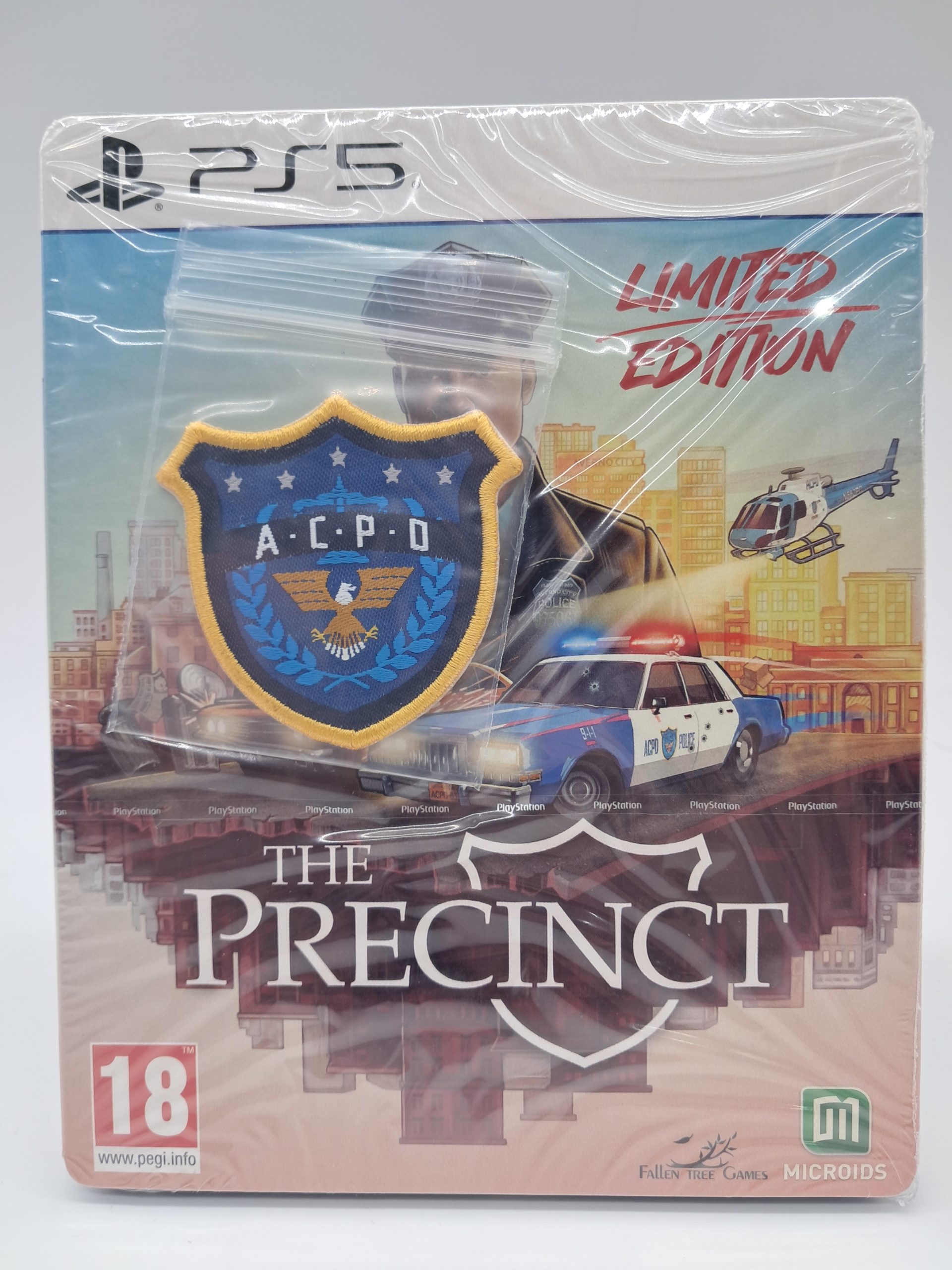 The Precinct – PS5 – Limited Edition with ACPD Embroidered Patch (Brand New/Sealed)