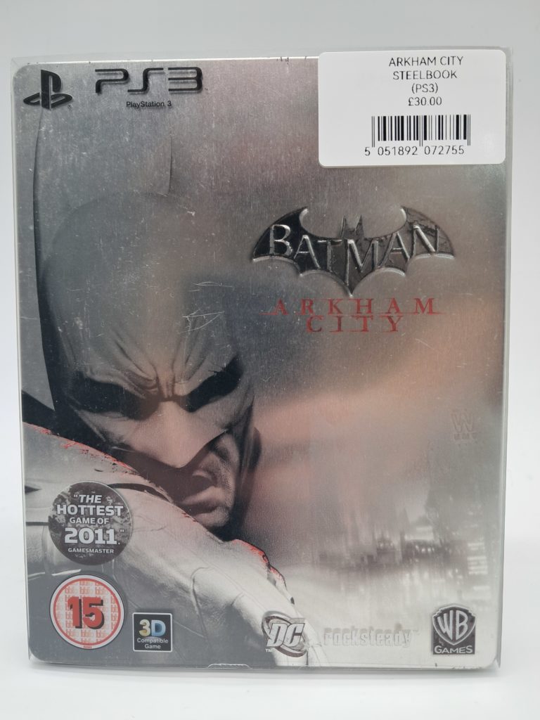 Batman: Arkham City – PlayStation 3 – Two-Face Steelbook (Complete with Manual)