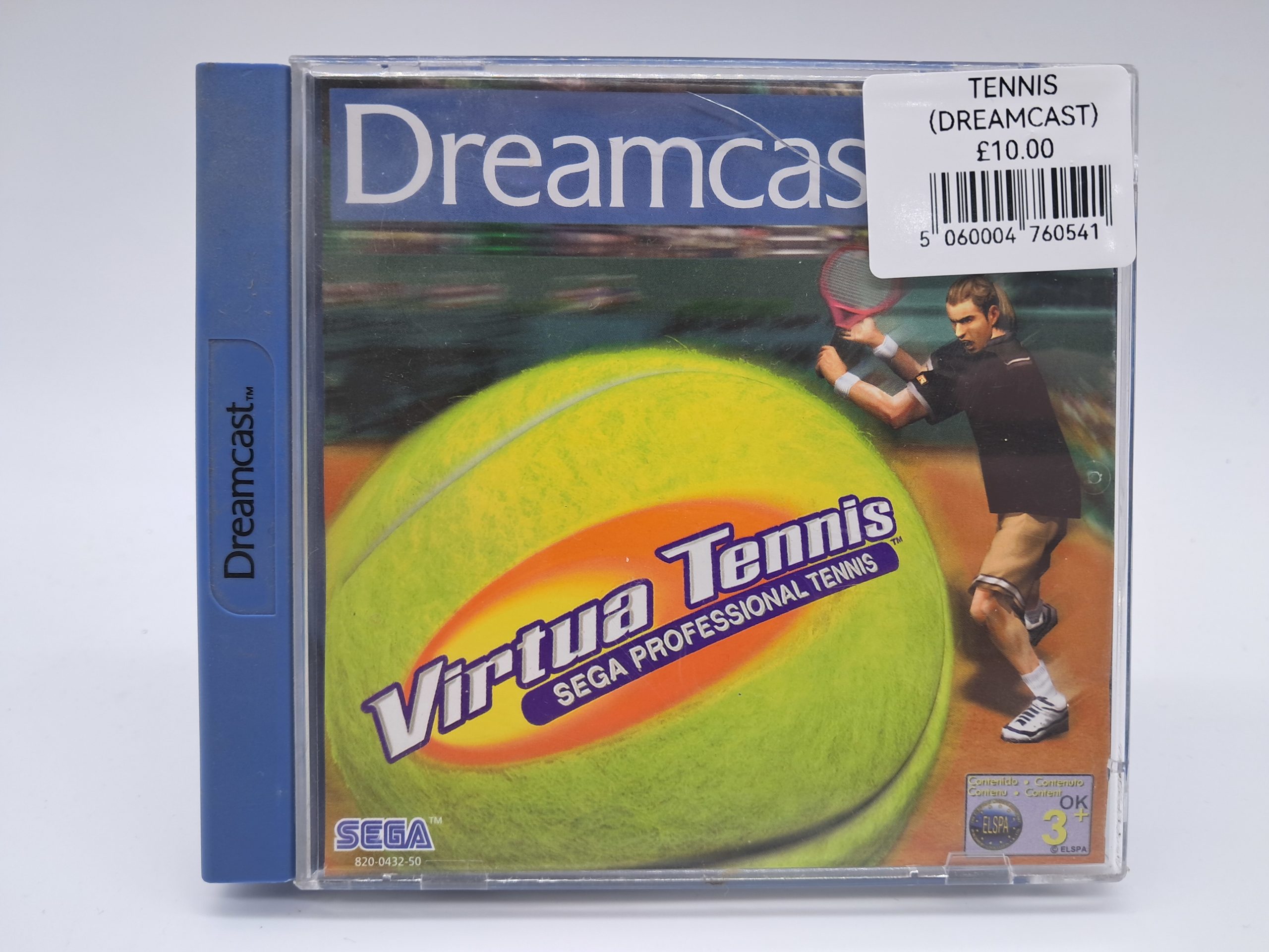 Virtua Tennis – Dreamcast – PAL (Complete with Manual, Case Damaged)