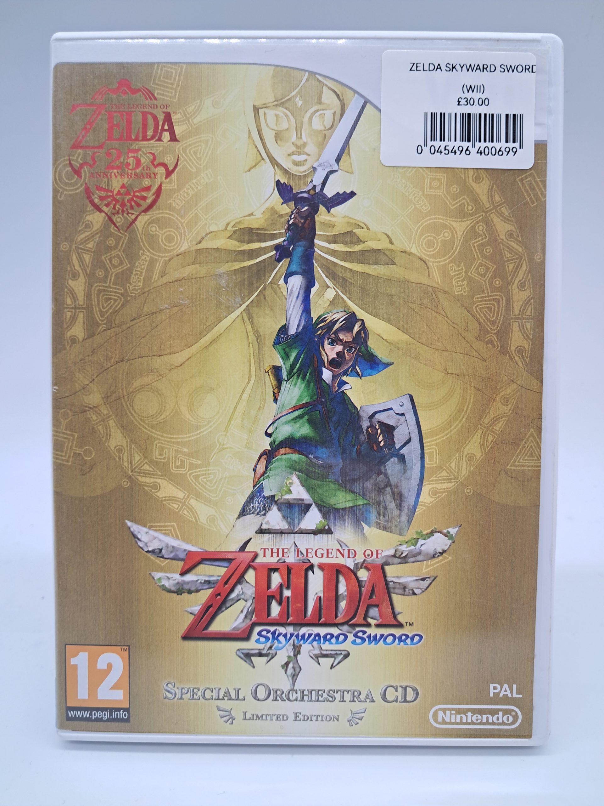 The Legend of Zelda: Skyward Sword – Wii – 25th Anniversary Limited Edition (Complete with Manual/2 Disks)
