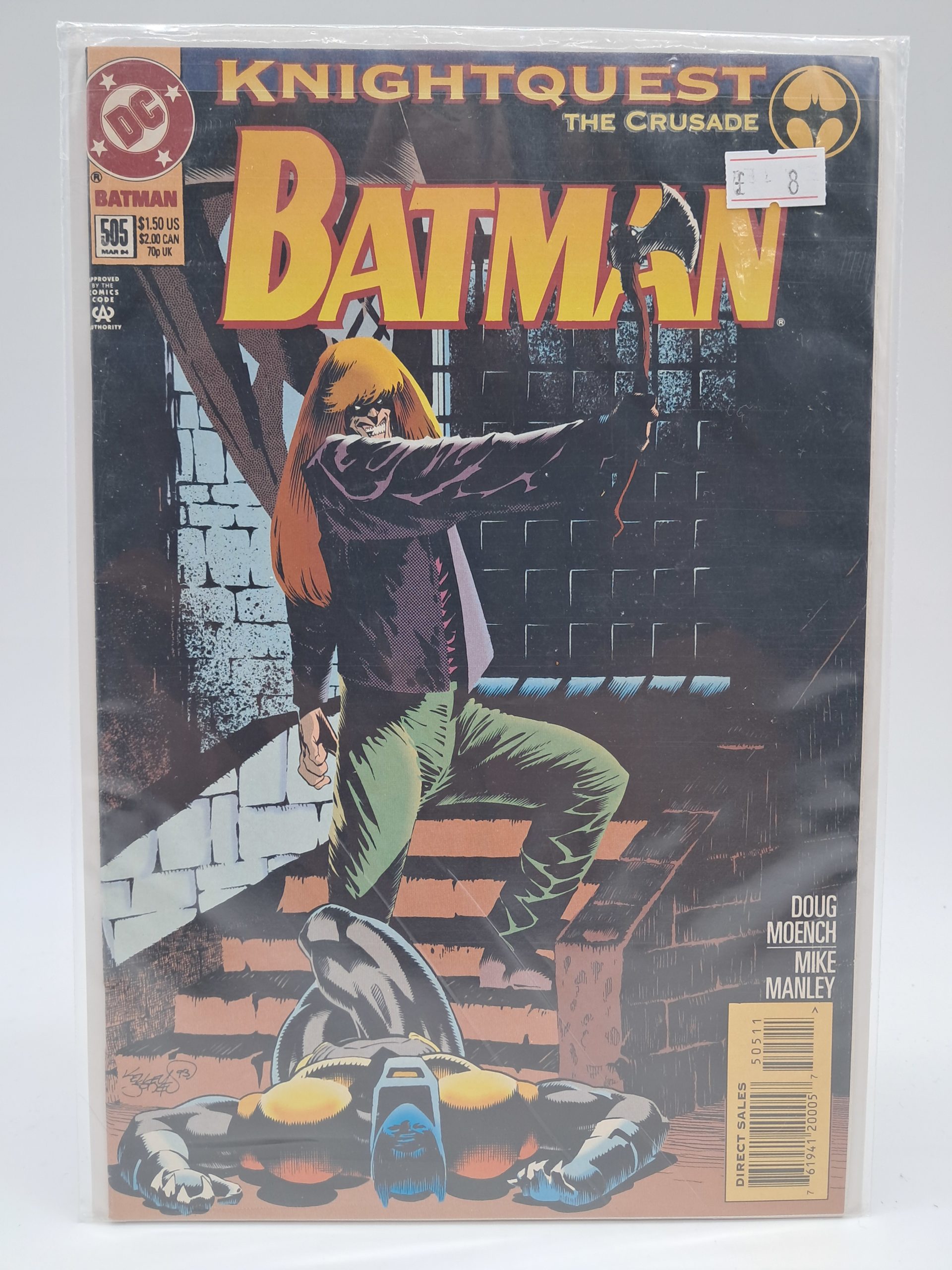 Batman #505 – DC Comics – March 1994 – KnightQuest: The Crusade
