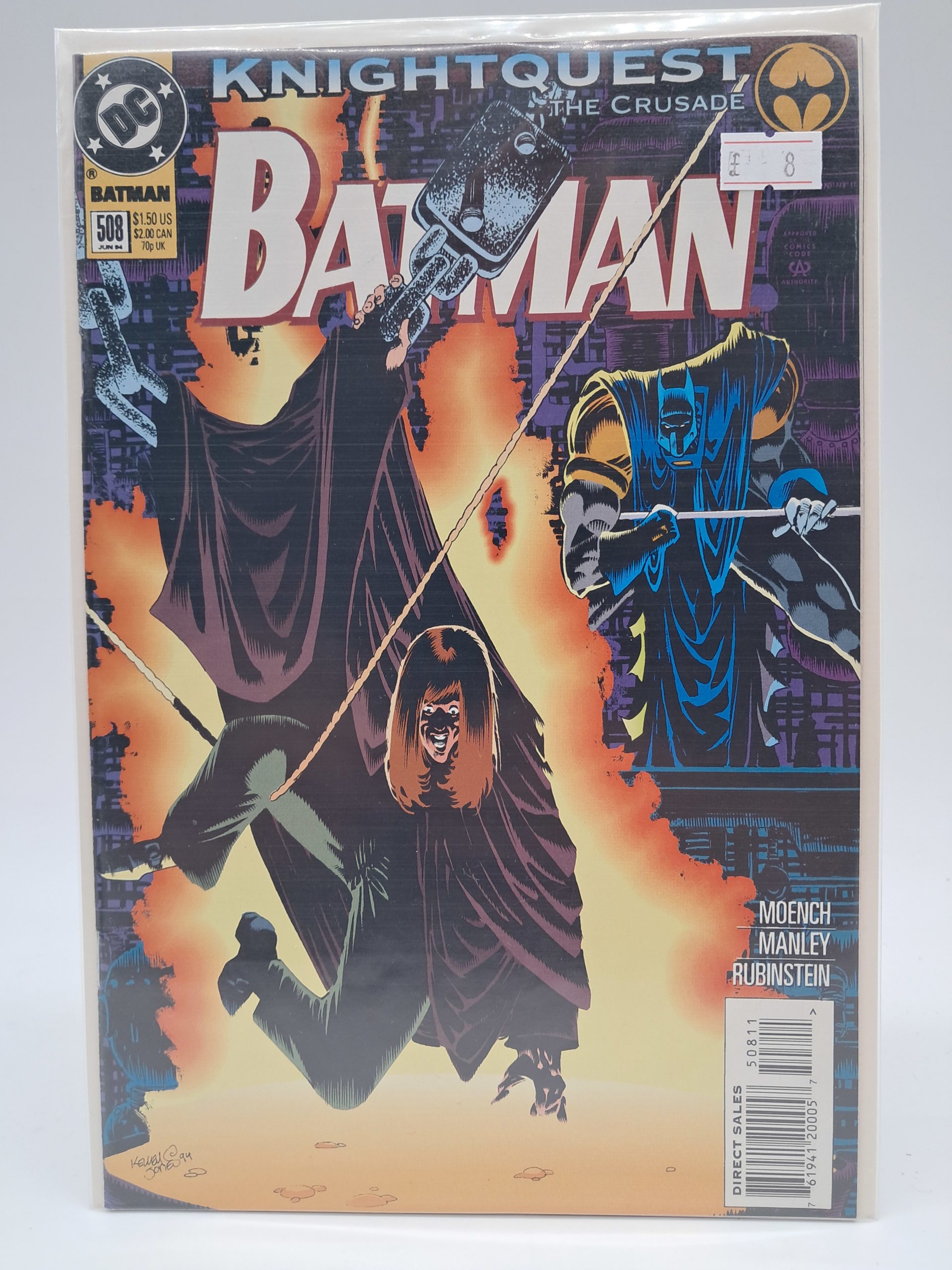 Batman #508 – Knightquest: The Crusade – DC Comics – June 1994