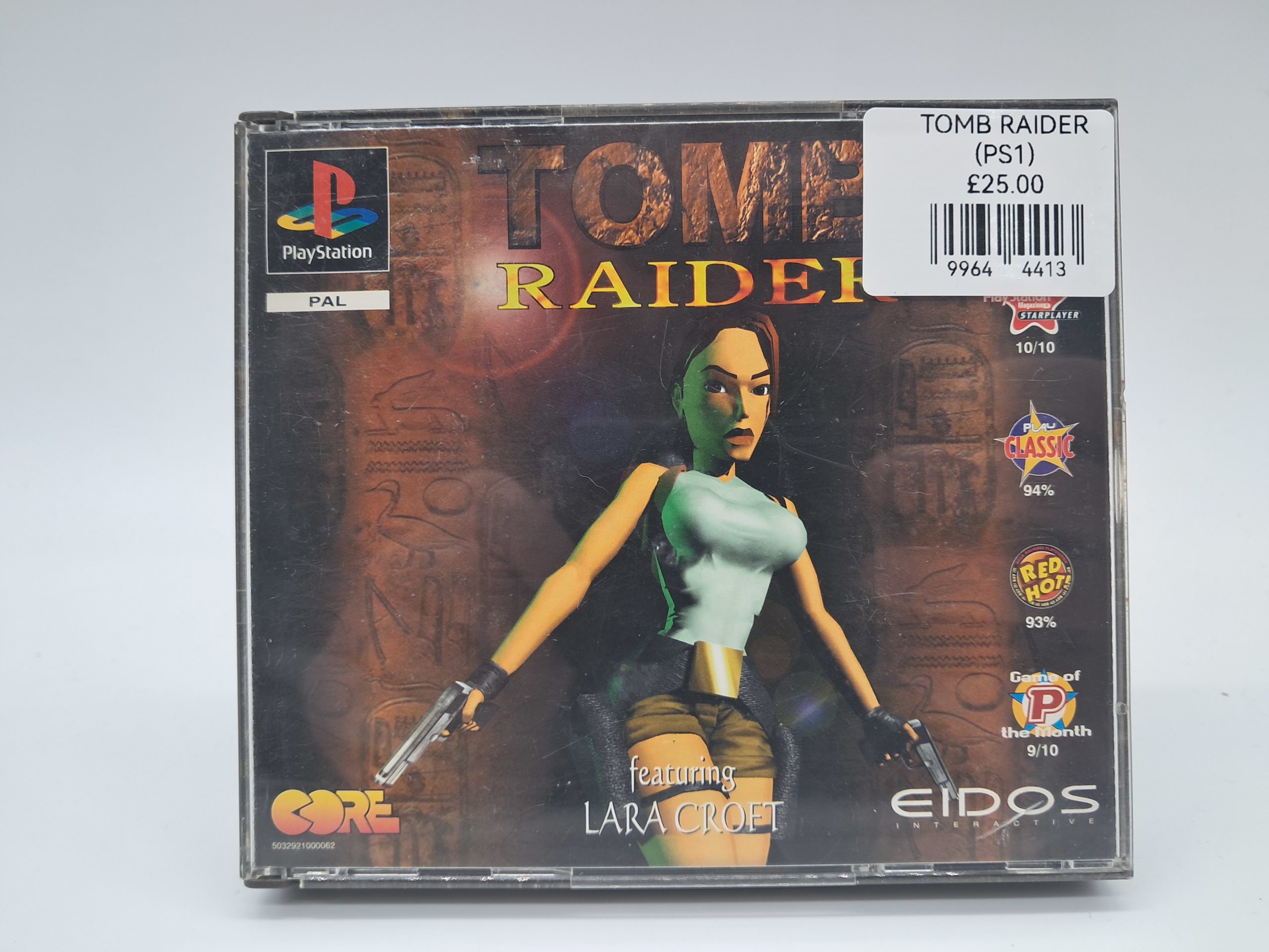 Tomb Raider – PlayStation – PAL (Big Box Complete with Manual)