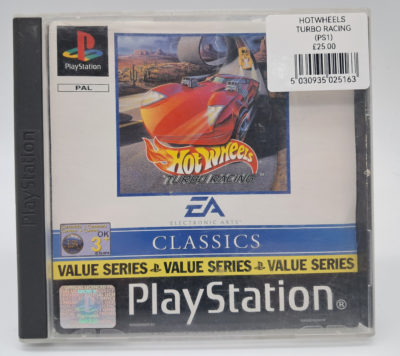 Hot Wheels Turbo Racing – PlayStation – PAL – EA Classics Value Series (Complete with Manual)