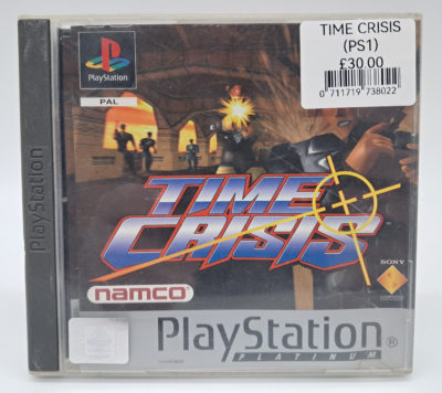 Time Crisis – PlayStation (PS1) – PAL – Platinum (Complete with Manual)