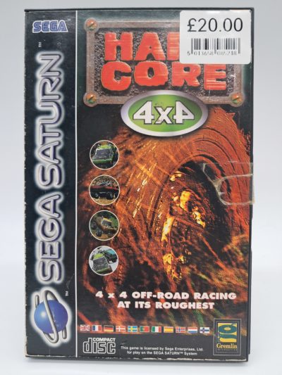 Hardcore 4x4 – Sega Saturn – PAL (Complete with Manual)