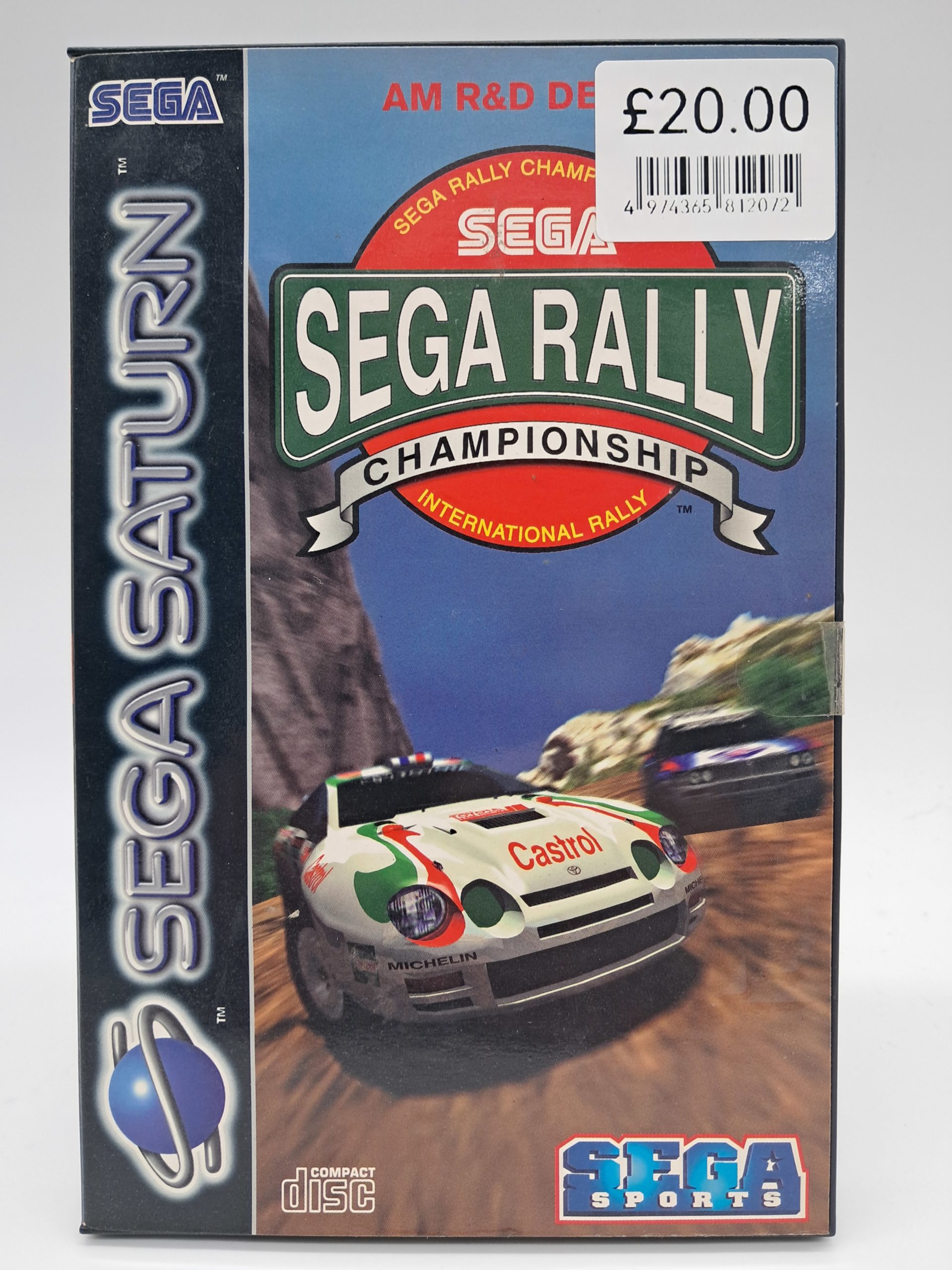 Sega Rally Championship – Sega Saturn – PAL (Complete with Manual)