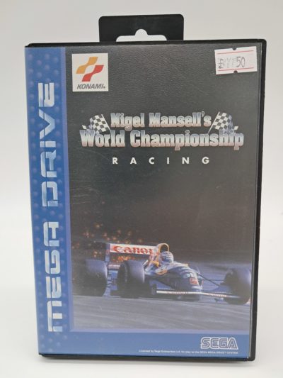 Nigel Mansell's World Championship Racing – Sega Mega Drive – PAL (Complete with Manual)