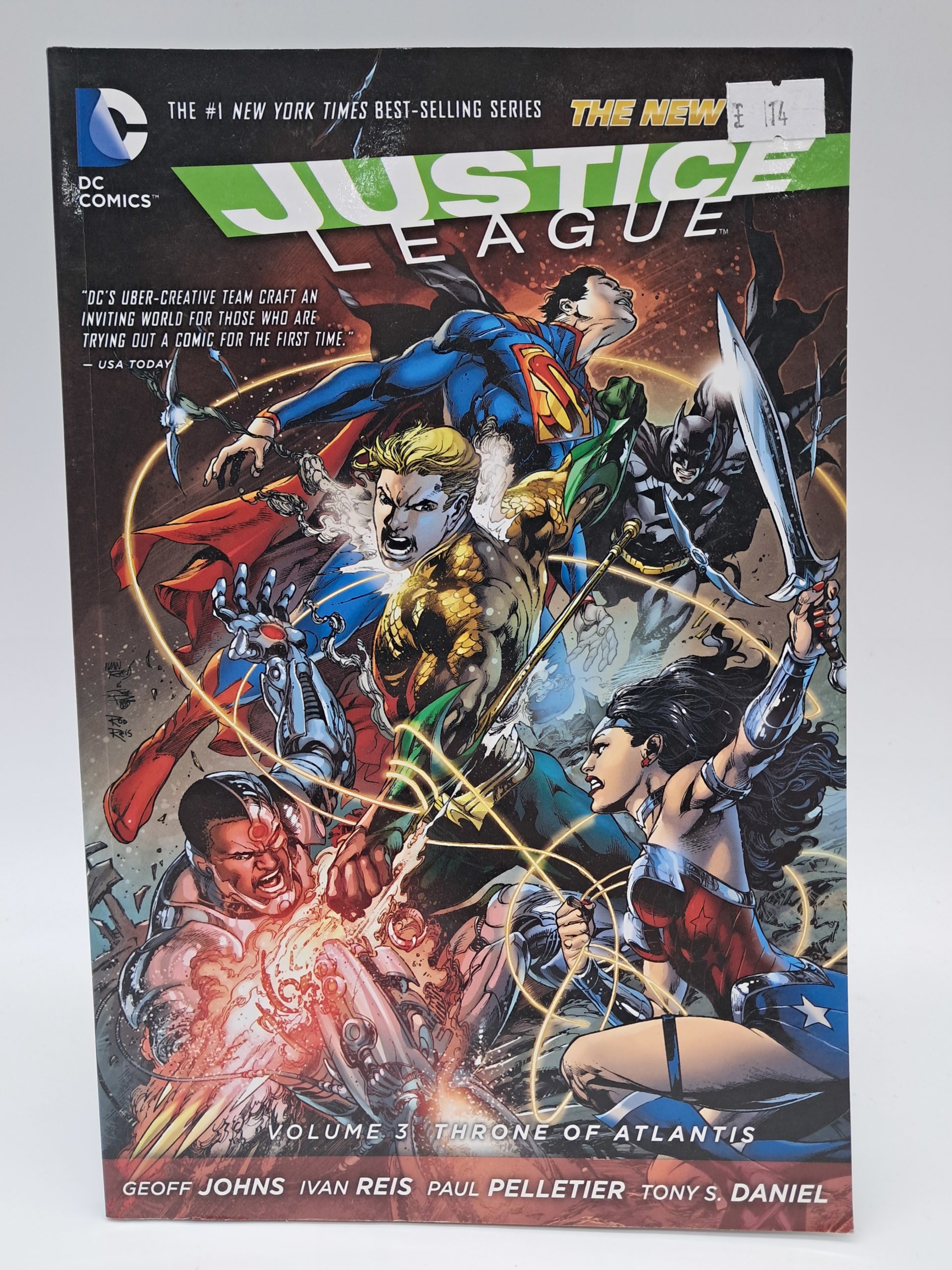 Justice League Vol. 3: Throne of Atlantis – The New 52 – DC Comics – Paperback