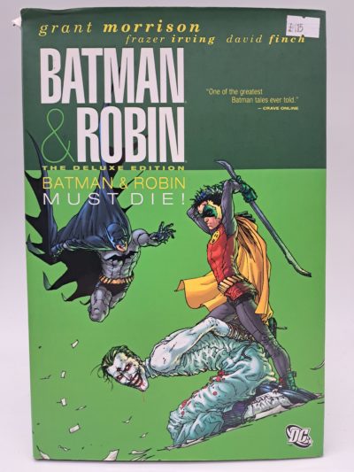 Batman & Robin: Batman Must Die! – The Deluxe Edition – DC Comics – Hardcover