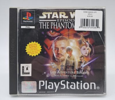 Star Wars: Episode I – The Phantom Menace – PlayStation – PAL (Complete with Manual)