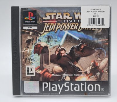 Star Wars Episode I: Jedi Power Battles – PlayStation – PAL (Complete with Manual)