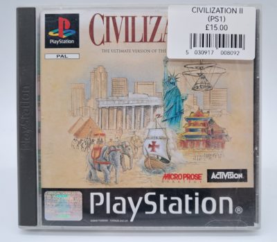 Civilization II – PlayStation – PAL (Complete with Manual)
