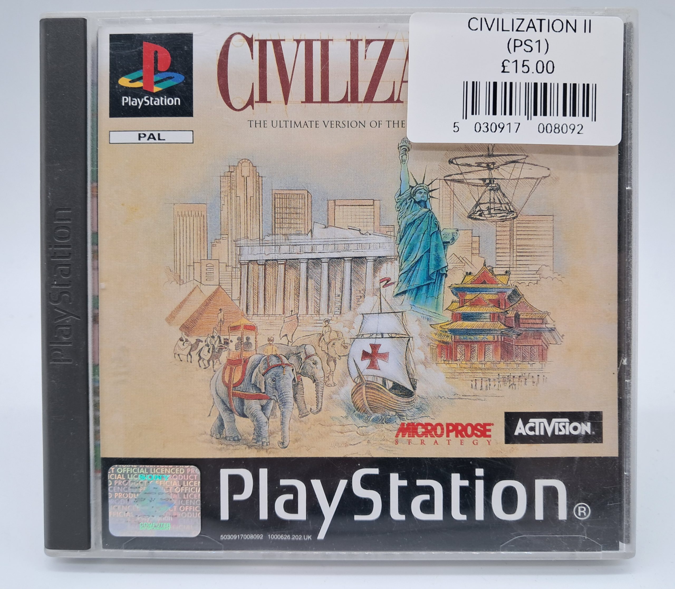 Civilization II – PlayStation – PAL (Complete with Manual)