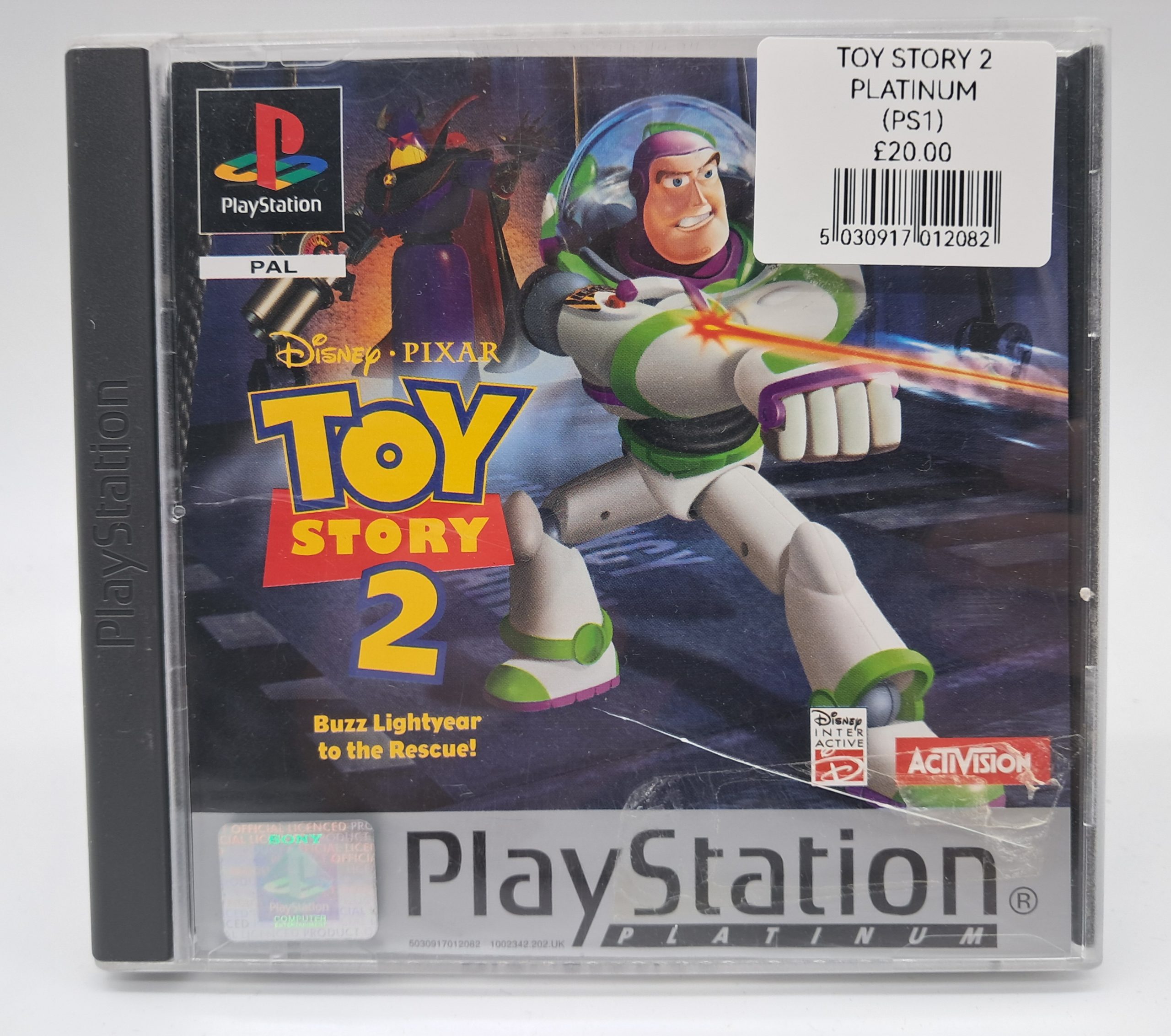 Toy Story 2: Buzz Lightyear to the Rescue! – PlayStation – PAL Platinum (Complete with Manual)