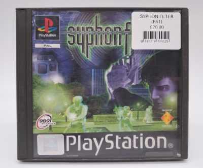 Syphon Filter – PlayStation – PAL (Complete with Manual)