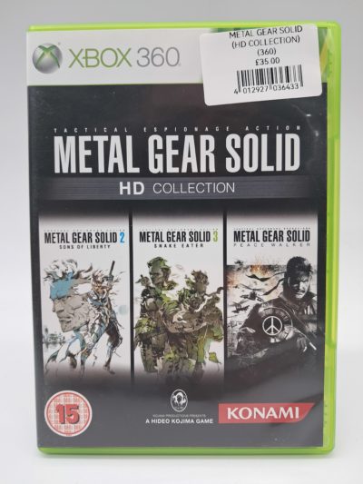 Metal Gear Solid HD Collection – Xbox 360 (Complete with Manual)