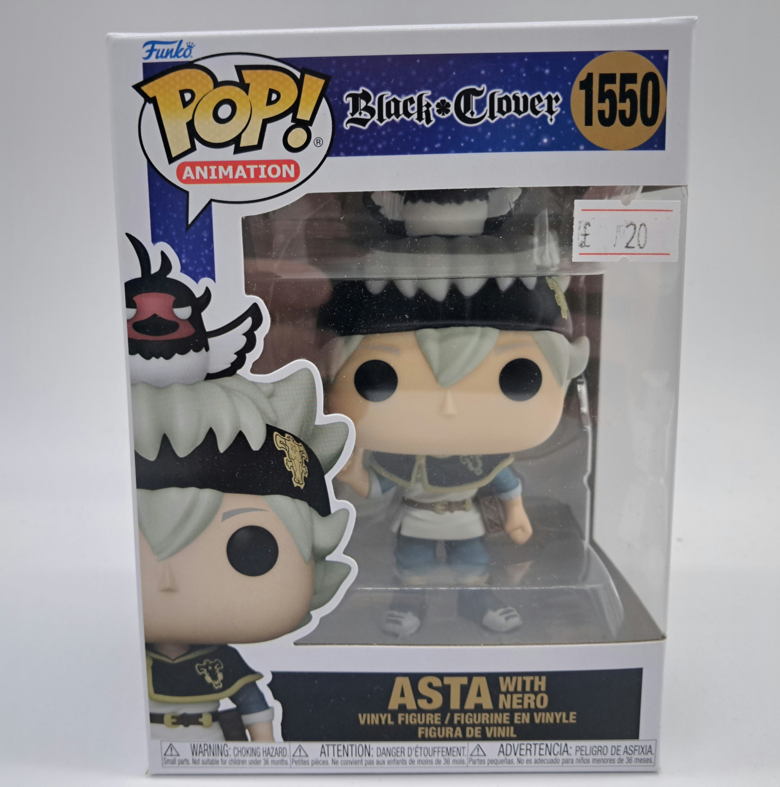 Funko Pop! Black Clover – Asta with Nero #1550 – Vinyl Figure