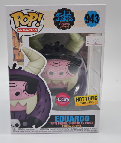 Funko Pop! Animation Foster’s Home for Imaginary Friends – Eduardo #943 – Flocked – Hot Topic Exclusive