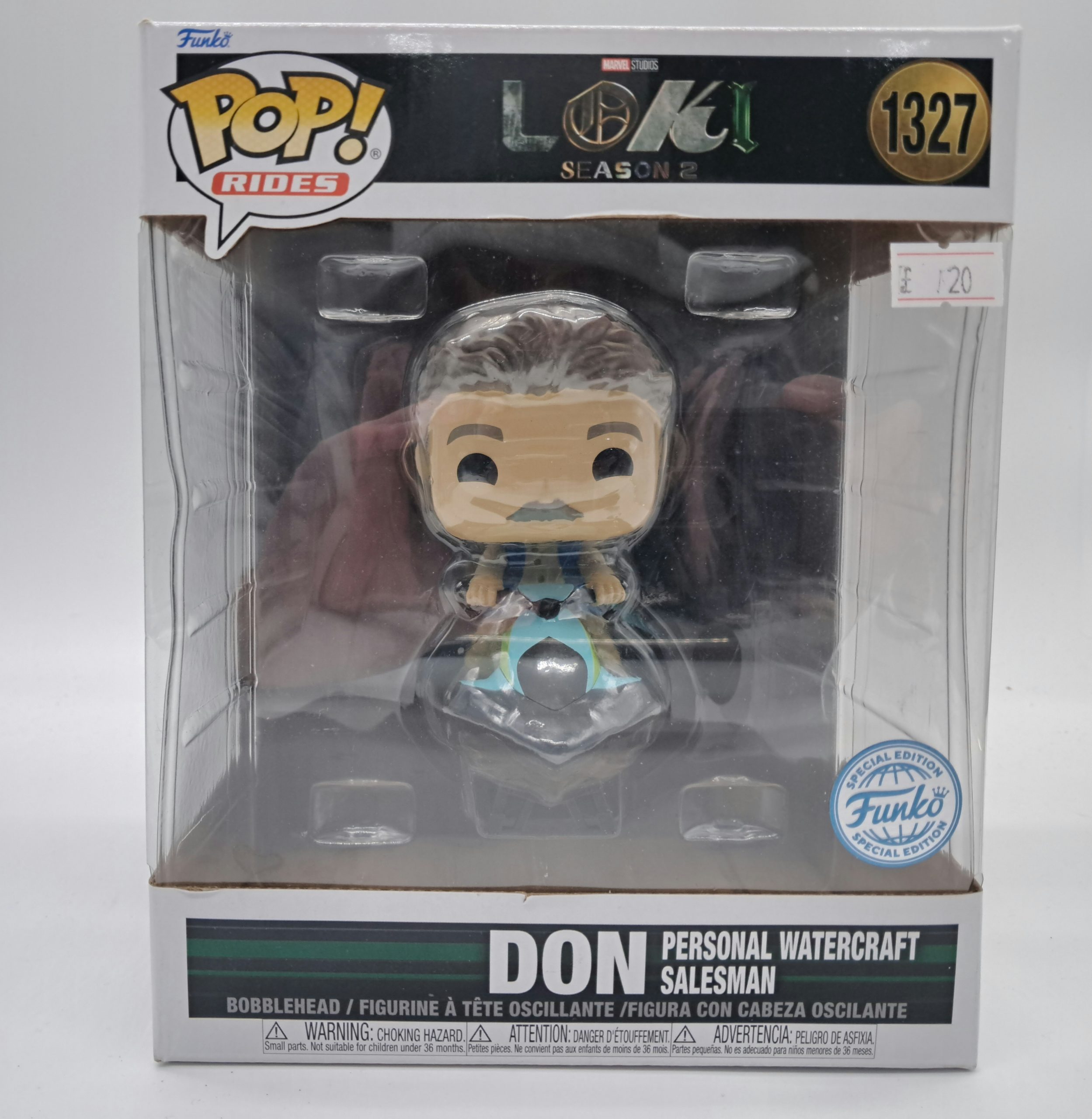 Funko Pop! Rides Marvel – Loki Season 2: Don Personal Watercraft Salesman #1327 – Target Exclusive
