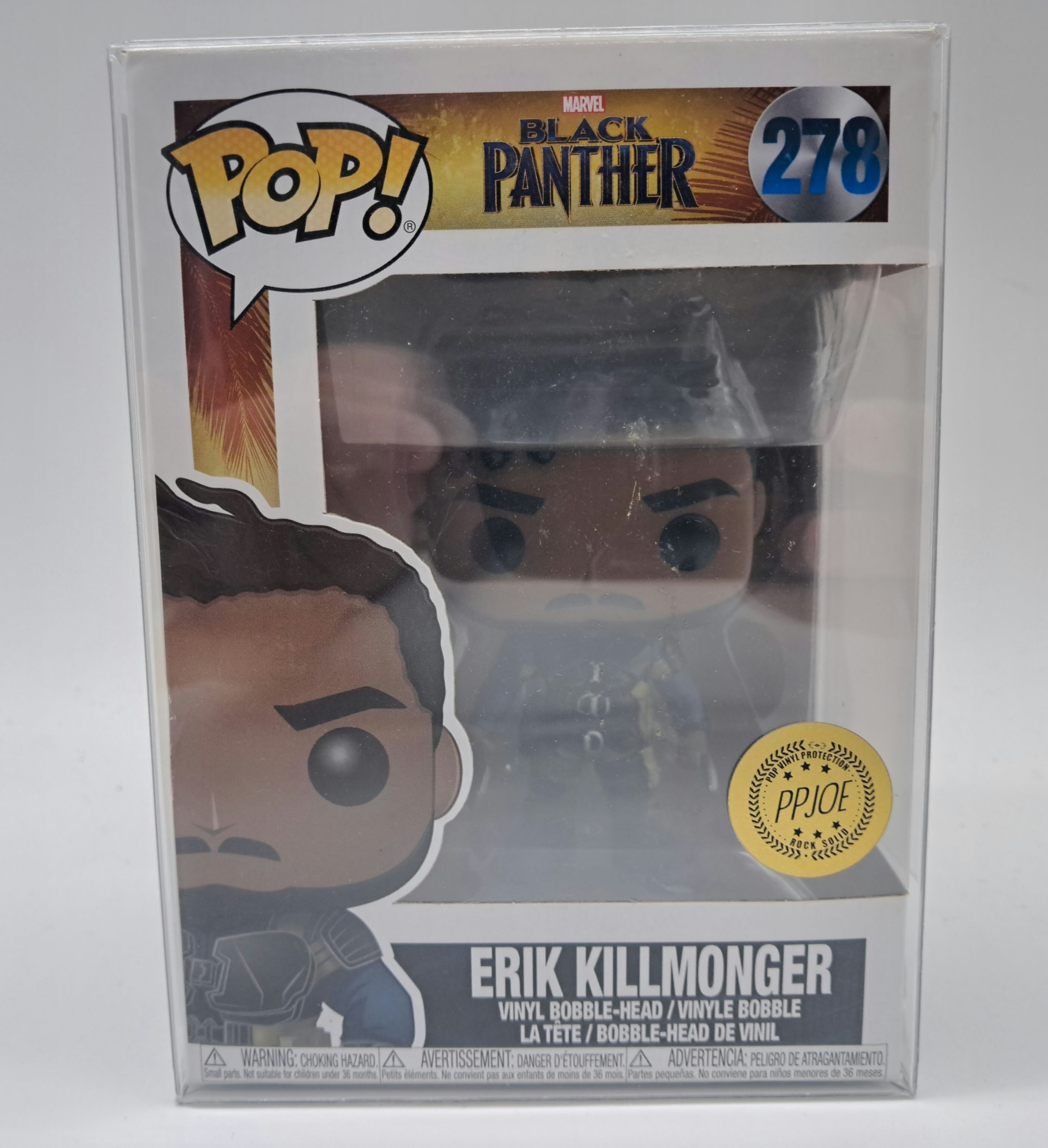 Funko Pop! Marvel Black Panther – Erik Killmonger #278 – Vinyl Bobble-Head