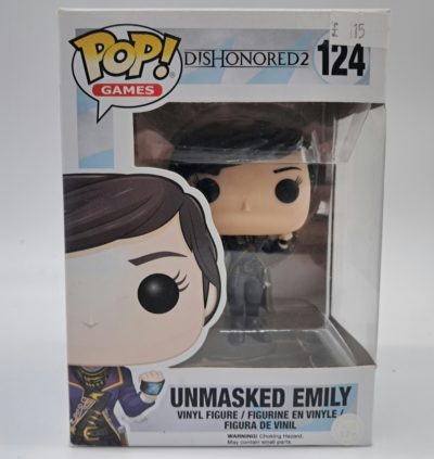 Funko Pop! Games – Dishonored 2 – Unmasked Emily #124 – Vinyl Figure