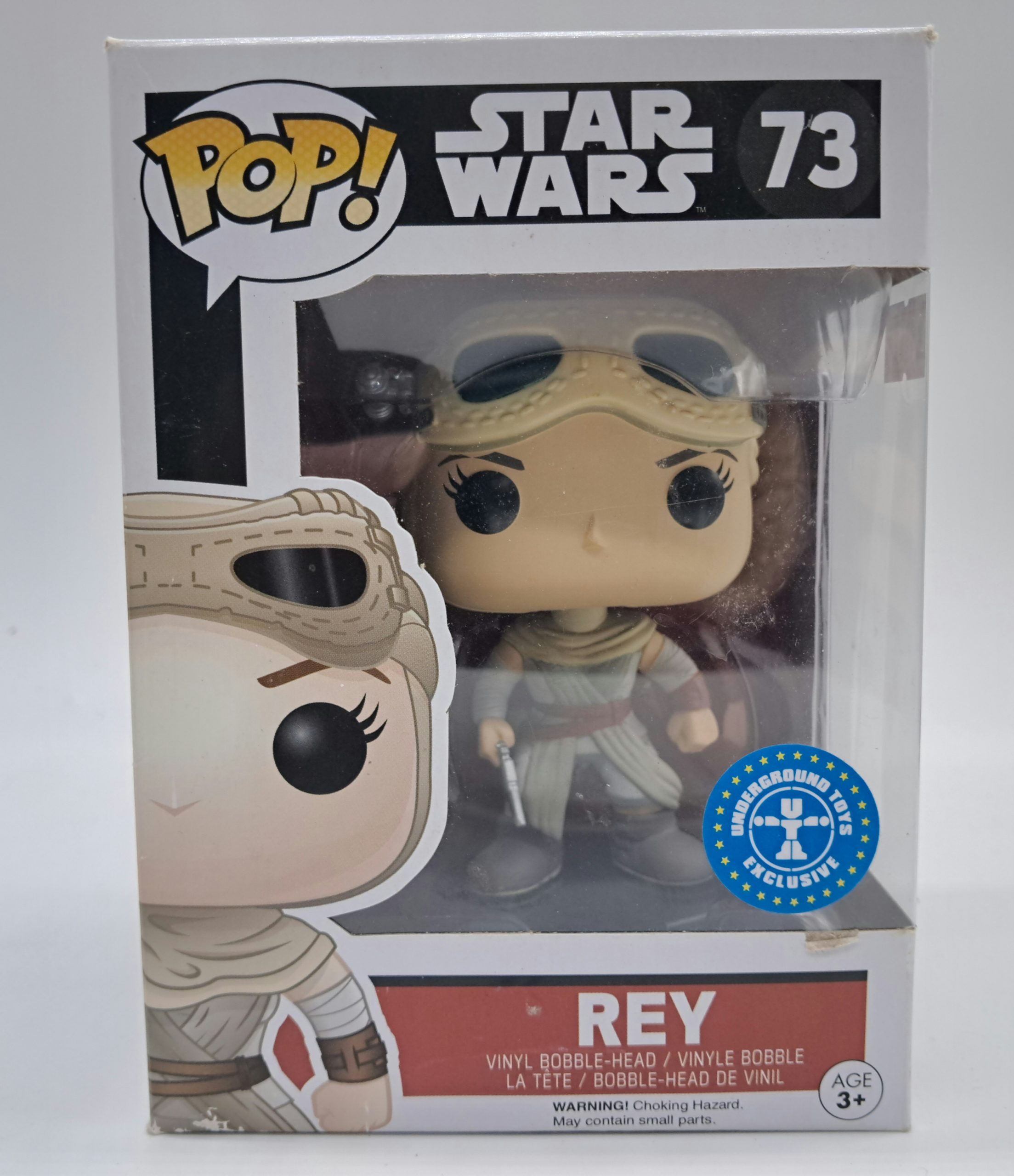 Funko Pop! Star Wars: The Force Awakens – Rey #73 – Underground Toys Exclusive – Vinyl Bobble-Head